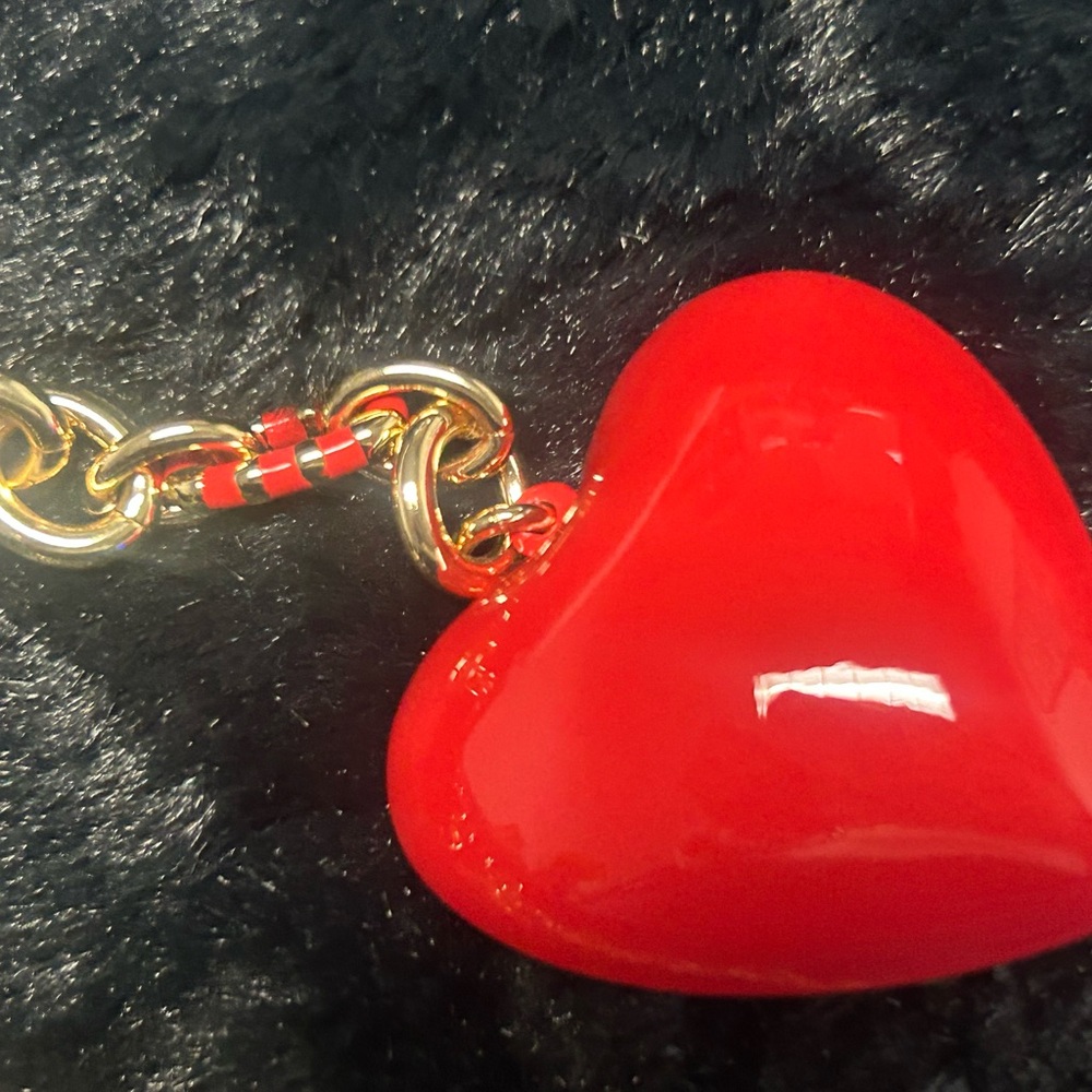Roxanne Assoulin Red Heart Necklace